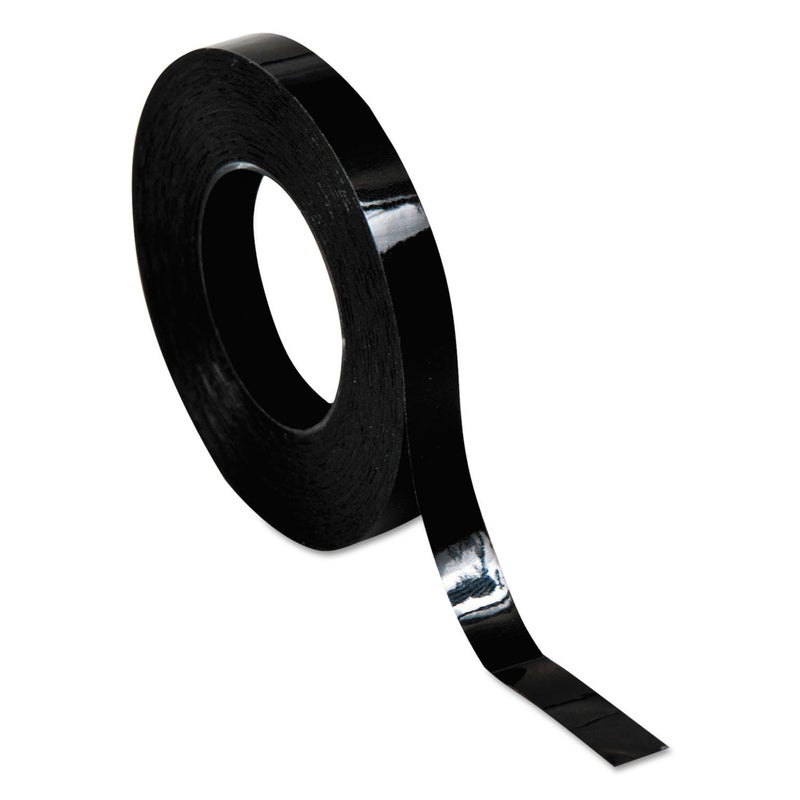 Chartpak Graphic Chart Tapes, 1"" Core, 0.25"" X 27 Ft, Matte Black - Image 1